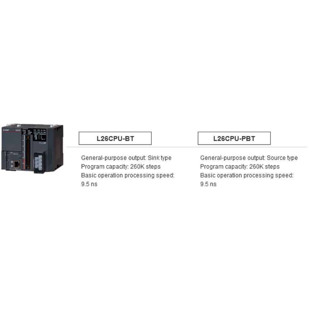 Mitsubishi Melsec L Series Application: Logic