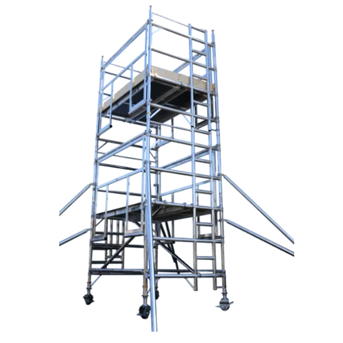 Aluminium Mobile Scaffold Tower With Ladder Frame Application: Construction