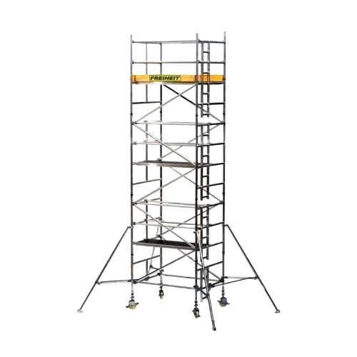 Aluminium Mobile Scaffold Tower With Ladder Frame Application: Construction