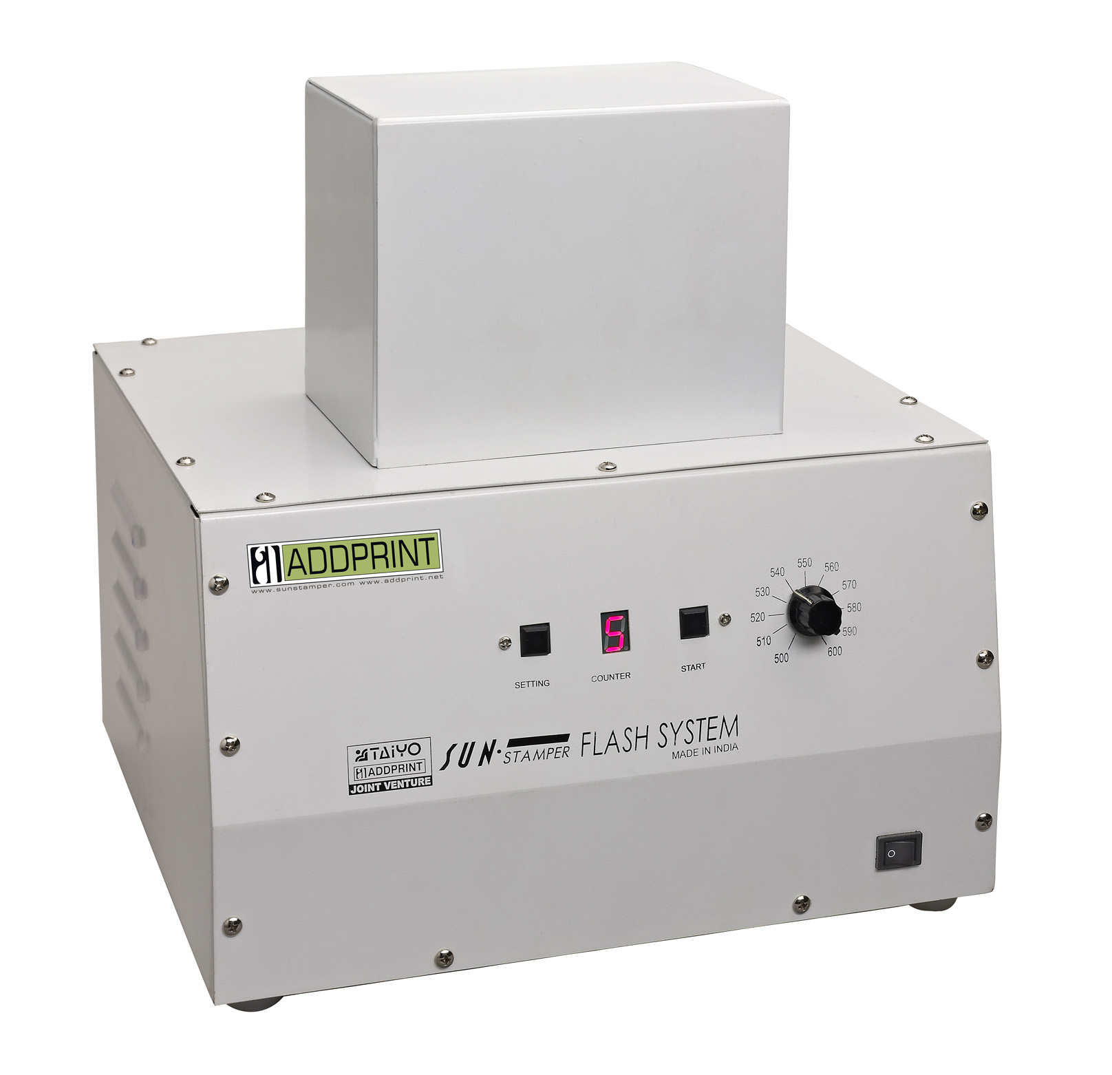 Silver Sun Stamper Flash Machine