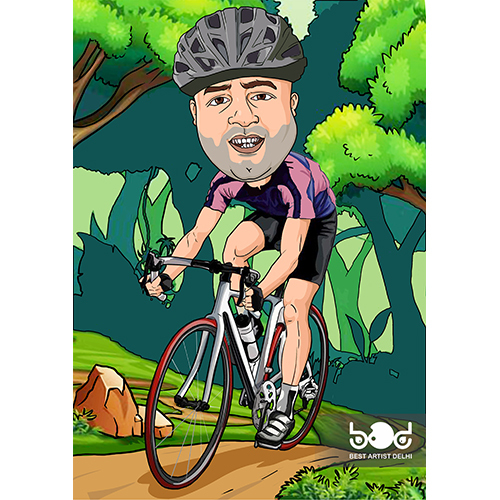 डिजिटल पेंटिंग कैरिकेचर