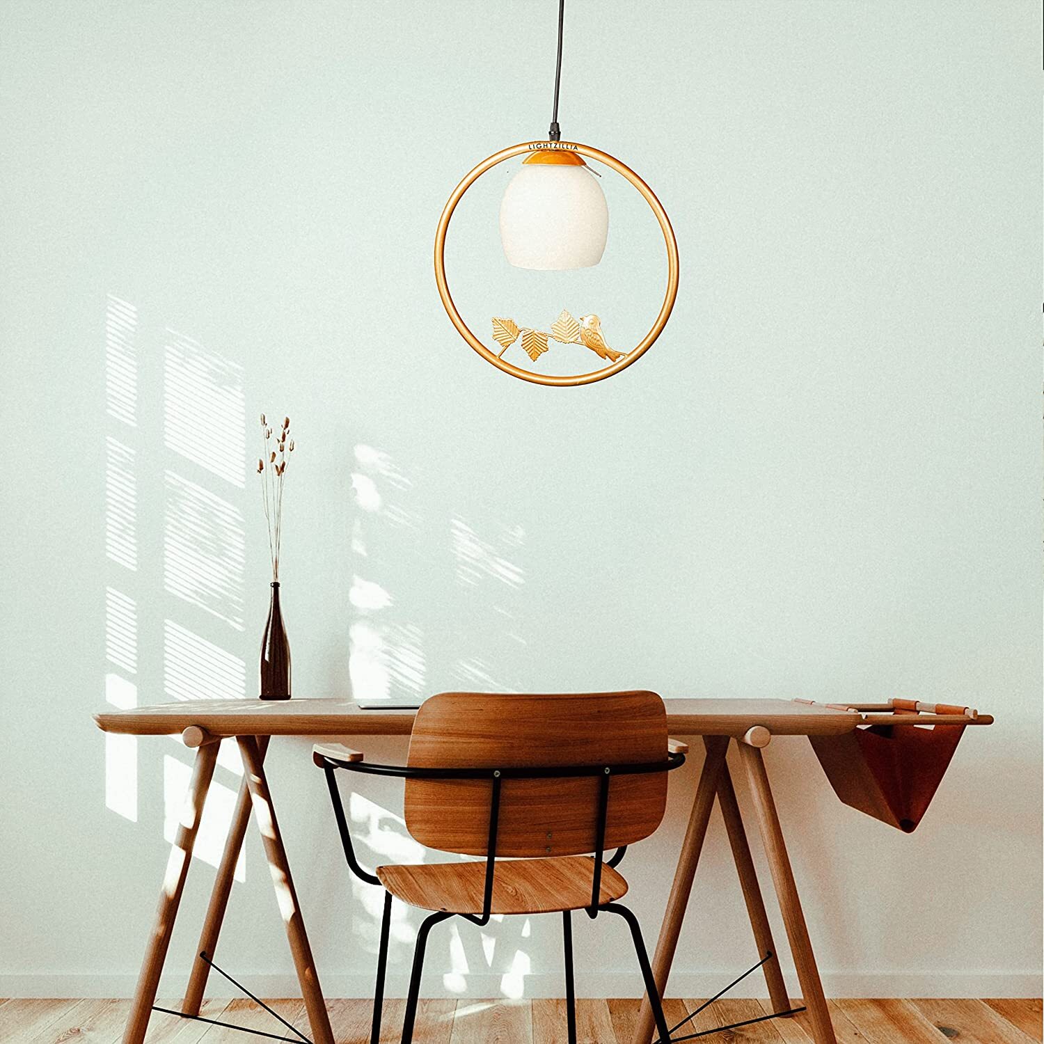 Aluminium Black Halo Adjustable Table Lamp