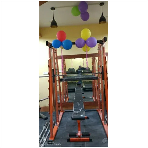 Smith Machine - High Quality Mild Steel, Manual Operation for Muscle Gain | Adjustable for Tone Up Muscle and Gain Strength