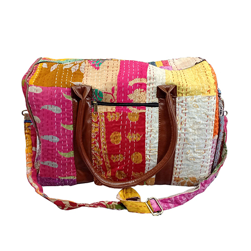 मल्टीकलर प्रिंटेड लगेज बैग