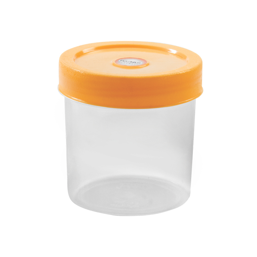 Plastic Round Containers - Virgin Pp Material, Various Sizes Available | Air-tight, Bpa-free, Sturdy Design For Kitchen & Pantry Storage