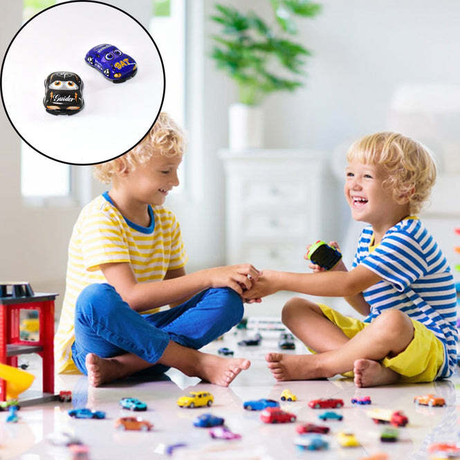 30 Pc Mini Pull Back Car - High Quality Plastic, 18x13x7 Cm, Mix Color | Sturdy, Durable Lightweight Toy For Under 12 Months, Enhances Motor Skills & Coordination