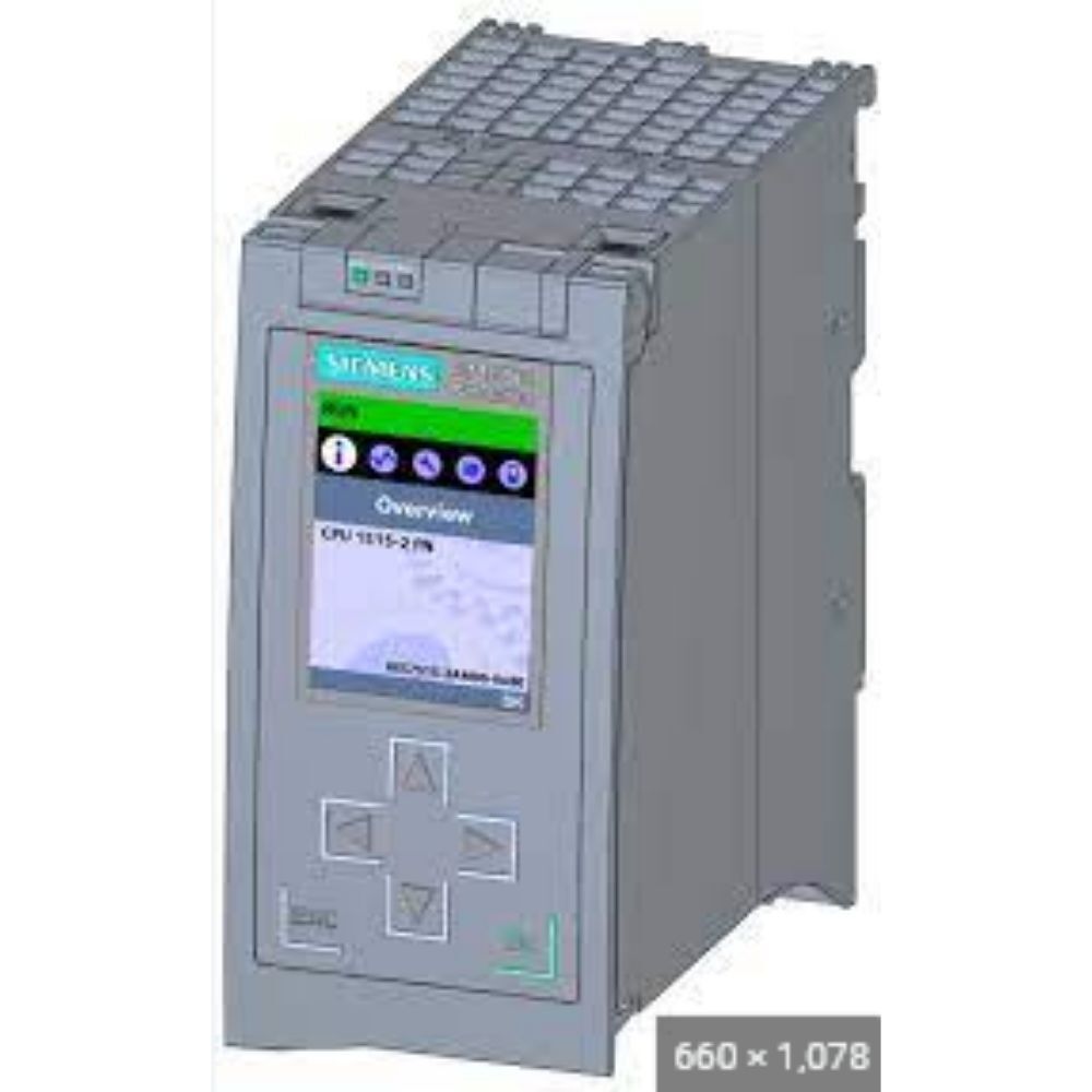 Siemens S7-1500 Cpu1515-2pn - 500kb Program Memory, 3mb Data Memory | Profinet Io Controller, Dual-port Switch, Automation Applications