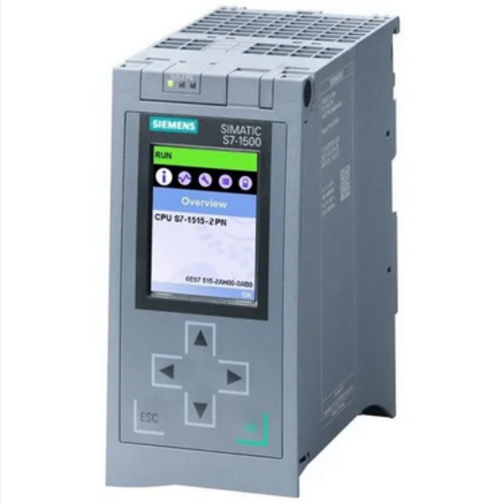 Siemens S7-1500 Cpu1515-2pn - 500kb Program Memory, 3mb Data Memory | Profinet Io Controller, Dual-port Switch, Automation Applications
