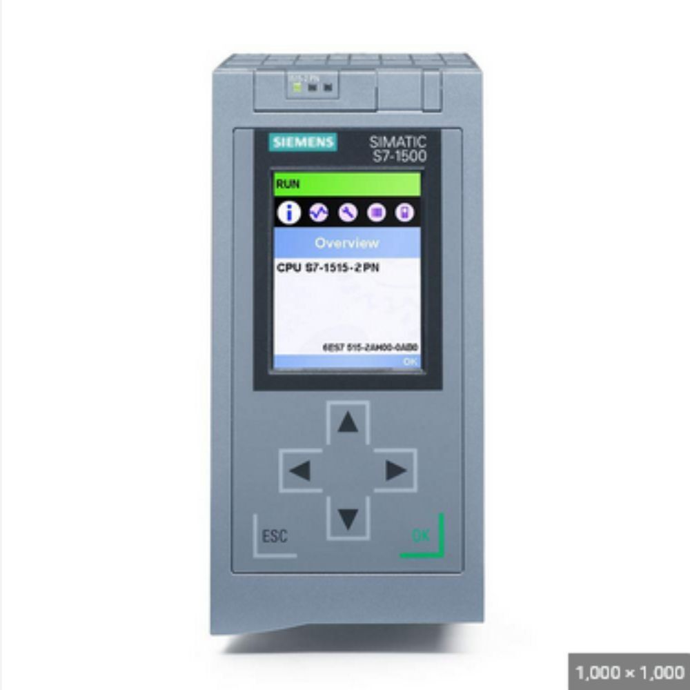 Siemens S7-1500 Cpu1515-2pn - 500kb Program Memory, 3mb Data Memory | Profinet Io Controller, Dual-port Switch, Automation Applications