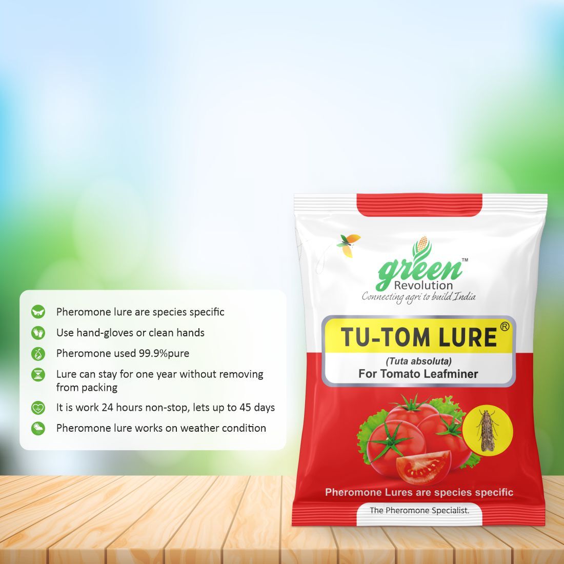 Tuta Leafminer Pheromone Trap - Tuta Absoluta Pheromone Lure