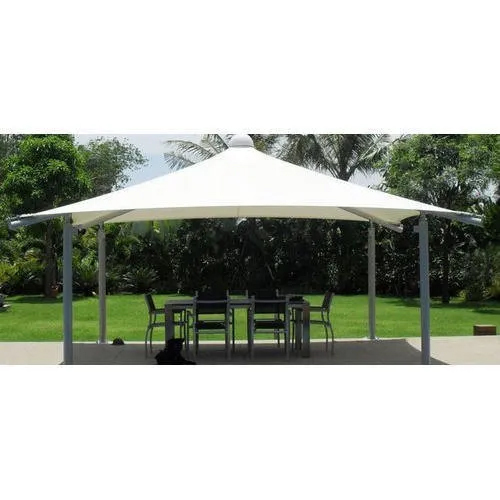 White Gazebo Tensile Structure Canopy