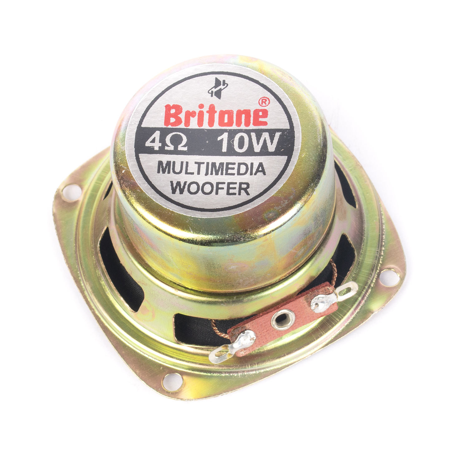 3 Inch Shield Woofer 45 And 36 Mm Double Magnet 4 Ohms 10 Watts Rms Power Cabinet Material: Iron Chassis