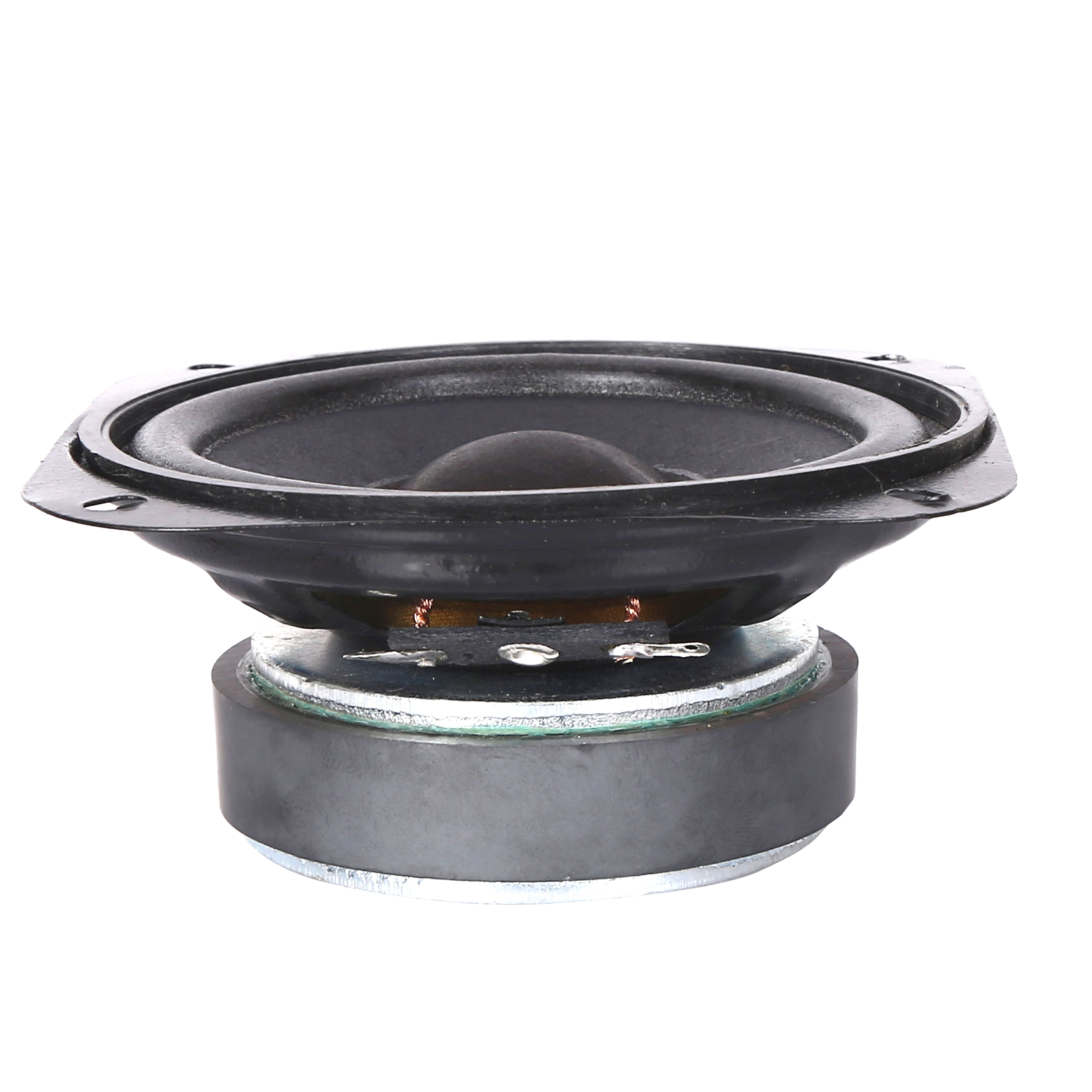 4 Inch Woofer 72x32x15 Magnet 4 Ohms 20 Watts Rms Power Cabinet Material: Iron Chassis