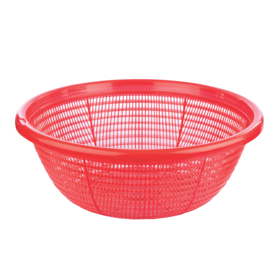 Plastic Basket - 100% Virgin Plastic, Round Shapes, Available In Mini, Small, Medium, Big Sizes, Multicolor | Multi-purpose Design For Fruits, Toiletries, And Office Supplies