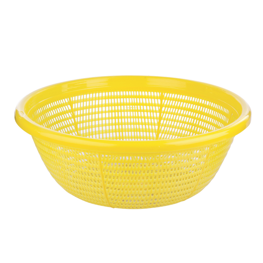 Plastic Basket - 100% Virgin Plastic, Round Shapes, Available In Mini, Small, Medium, Big Sizes, Multicolor | Multi-purpose Design For Fruits, Toiletries, And Office Supplies