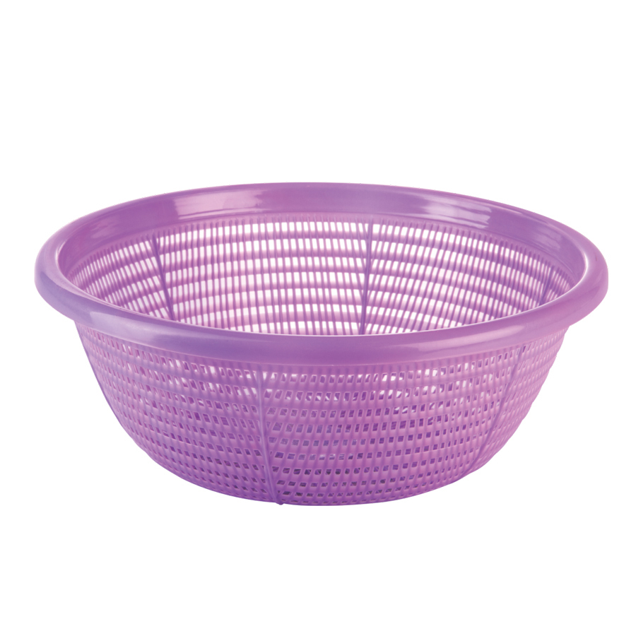 Plastic Basket - 100% Virgin Plastic, Round Shapes, Available In Mini, Small, Medium, Big Sizes, Multicolor | Multi-purpose Design For Fruits, Toiletries, And Office Supplies