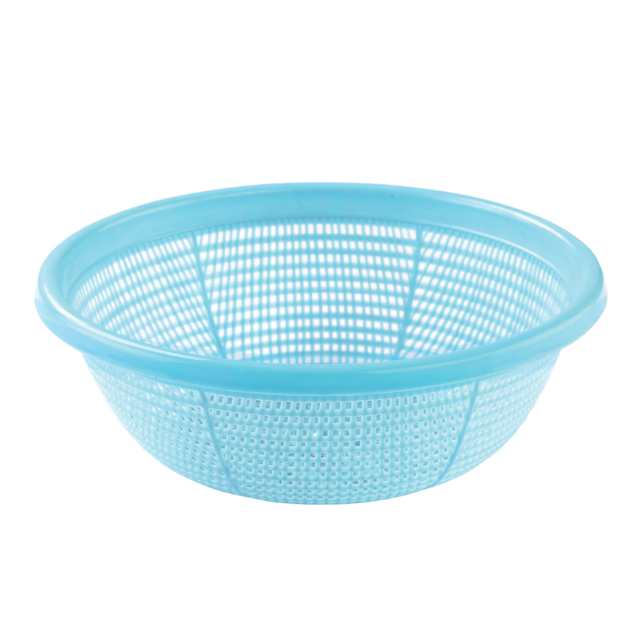 Plastic Basket - 100% Virgin Plastic, Round Shapes, Available In Mini, Small, Medium, Big Sizes, Multicolor | Multi-purpose Design For Fruits, Toiletries, And Office Supplies