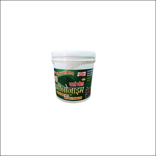 सभी रंगों वाली Zyme प्लास्टिक बकेट में उपलब्ध है