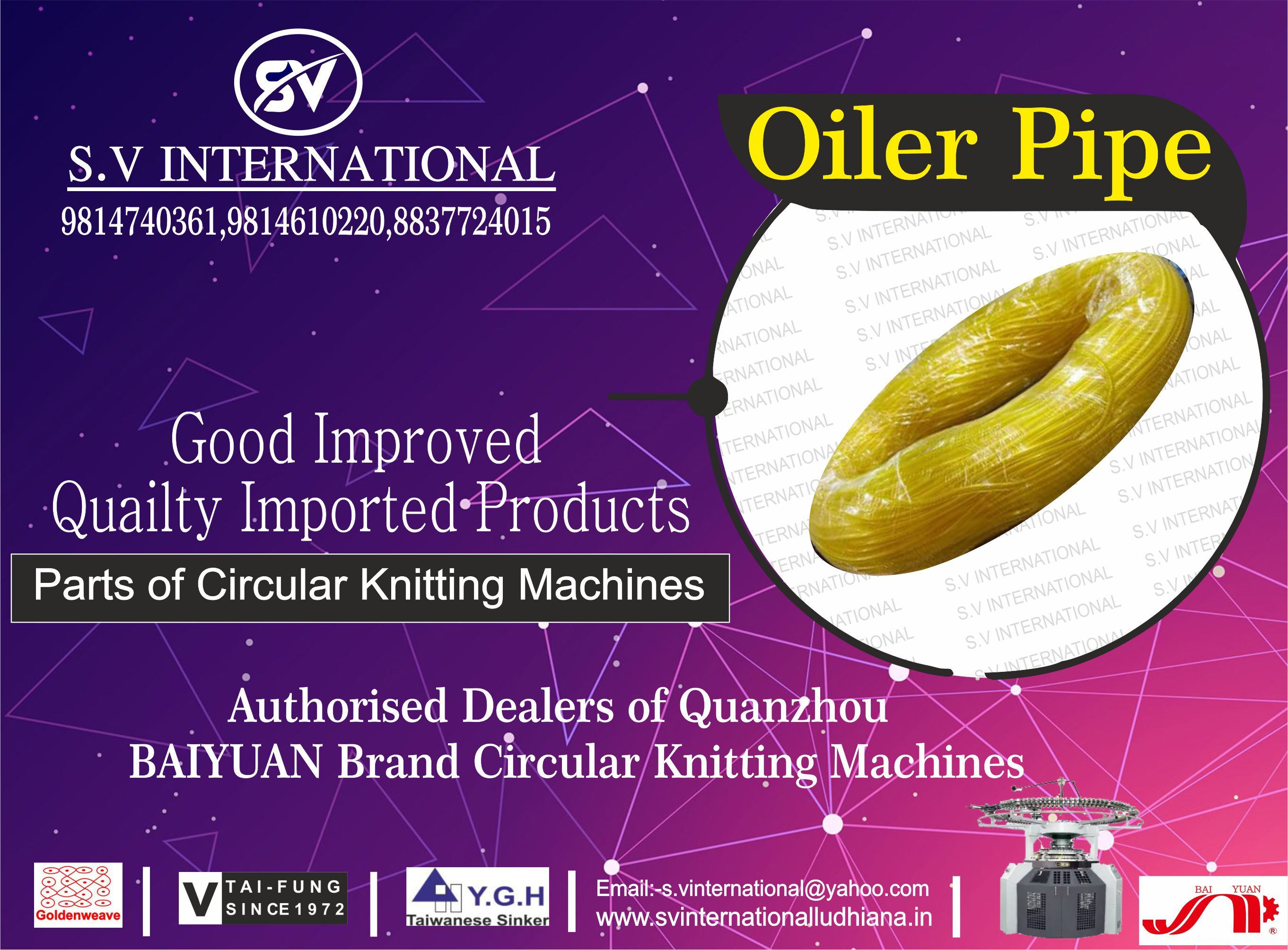 Oiler Pipe - Pvc, Inner Diameter 2-5mm, Outer Diameter 3-6mm, Length 100-1000m, Yellow | Cost-effective, Durable Design, Easy Installation, Reliable Operation