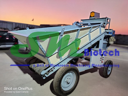 पीला-हरा मशरूम स्पॉनिंग बैग भरने की मशीन