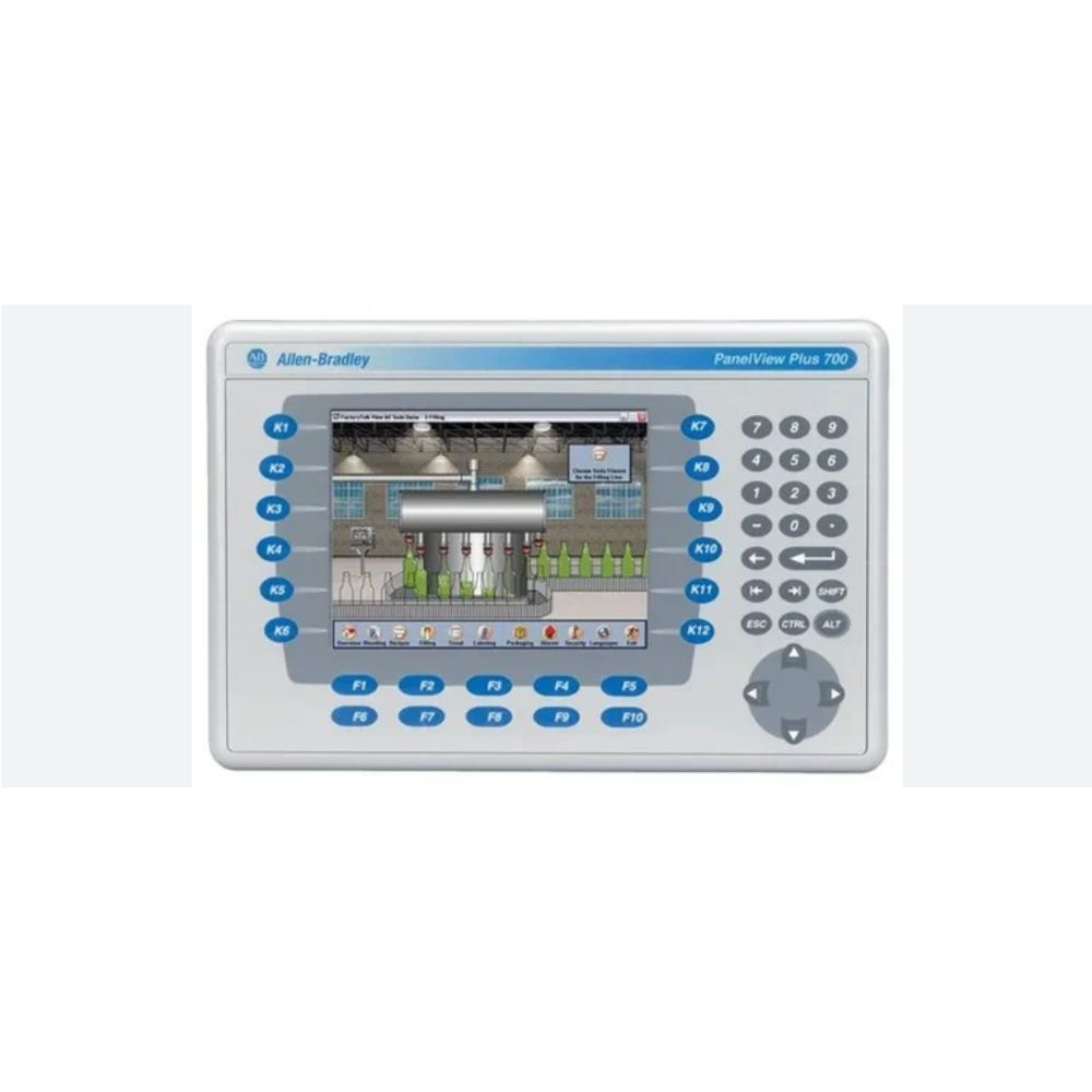 Allen Bradley Panelview 700 - Metal, 512 Mb Ram, 512 Mb Storage, High-speed Usb Ports | Standard Color, Industrial Usage, 1-year Warranty, Lightweight 0.5 Kg