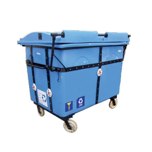 Blue Community Dustbin