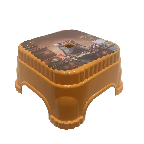 Cute Stool - Rigid Pp Material, Rectangle Shape, Available In Various Sizes | Adorably Designed For Versatile Use