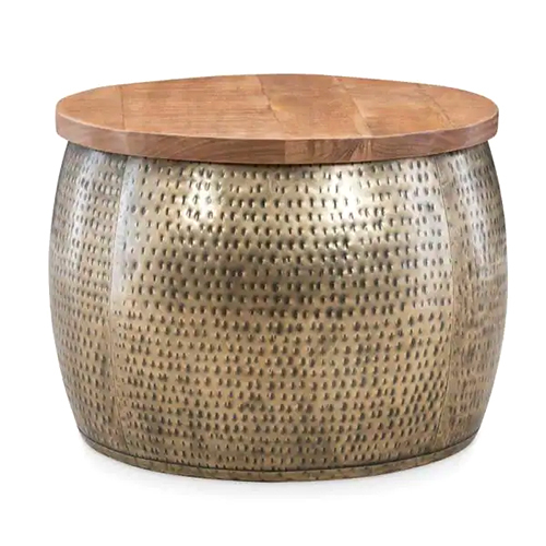 Machine Made Gold Powell Company Coffee Table
