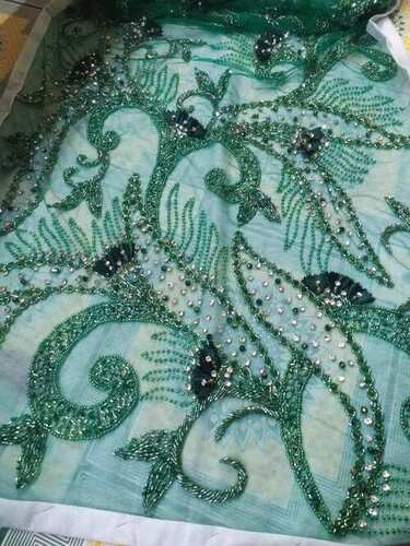 सभी रंगों में नेट एम्ब्रॉयडरी फ़ैब्रिक उपलब्ध हैं