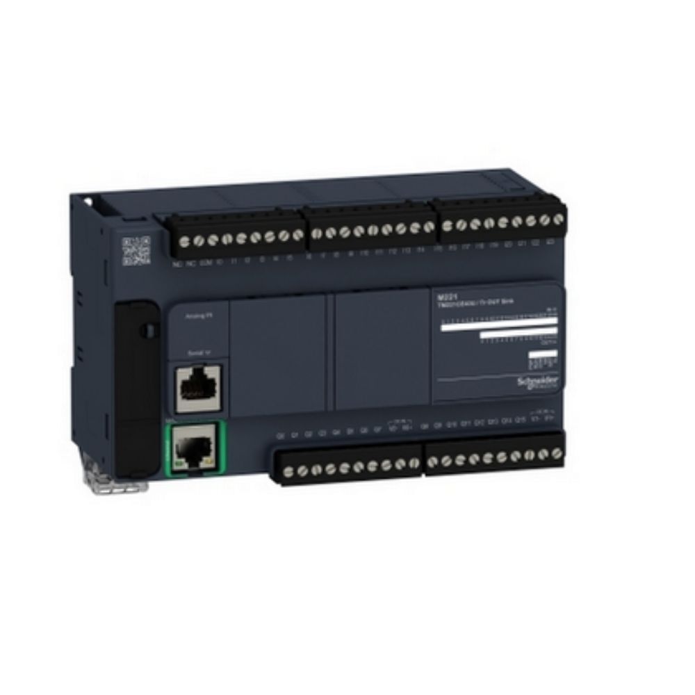 Schneider Modicon M221 - 40 Io Transistor Pnp Ethernet Logic Controller For Machine & Sequence Control Applications 24v Dc Supply Voltage 1-year Warranty