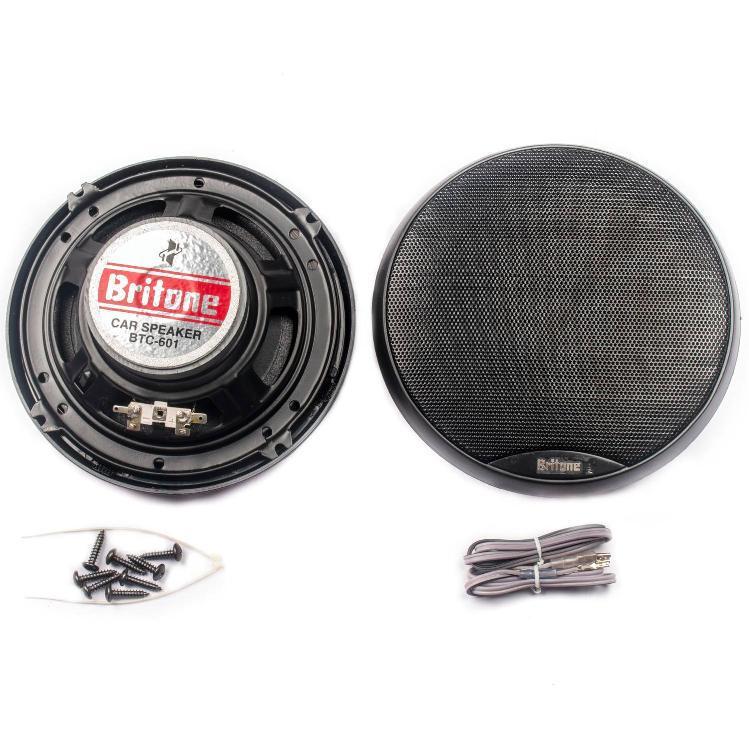 6 Inch Car Speaker 4 Ohms 40 Watts Rms Power 230 Watts Peak Power Cabinet Material: Iron Chassis