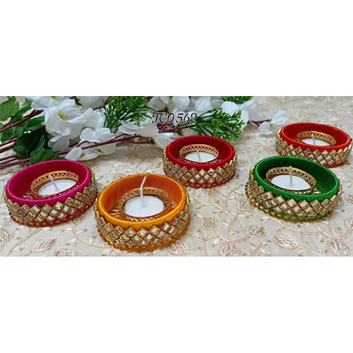 आर्टिफिशियल मल्टी कलर टी लाइट होल्डर्स 100 पीसी