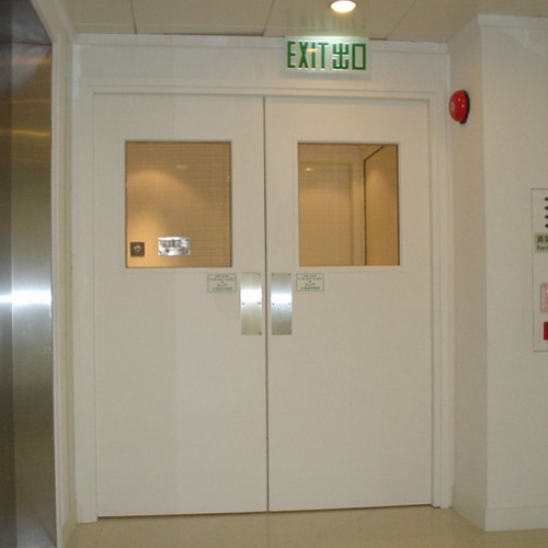 Steel Fire Rated Double Doors - Application: Commercial