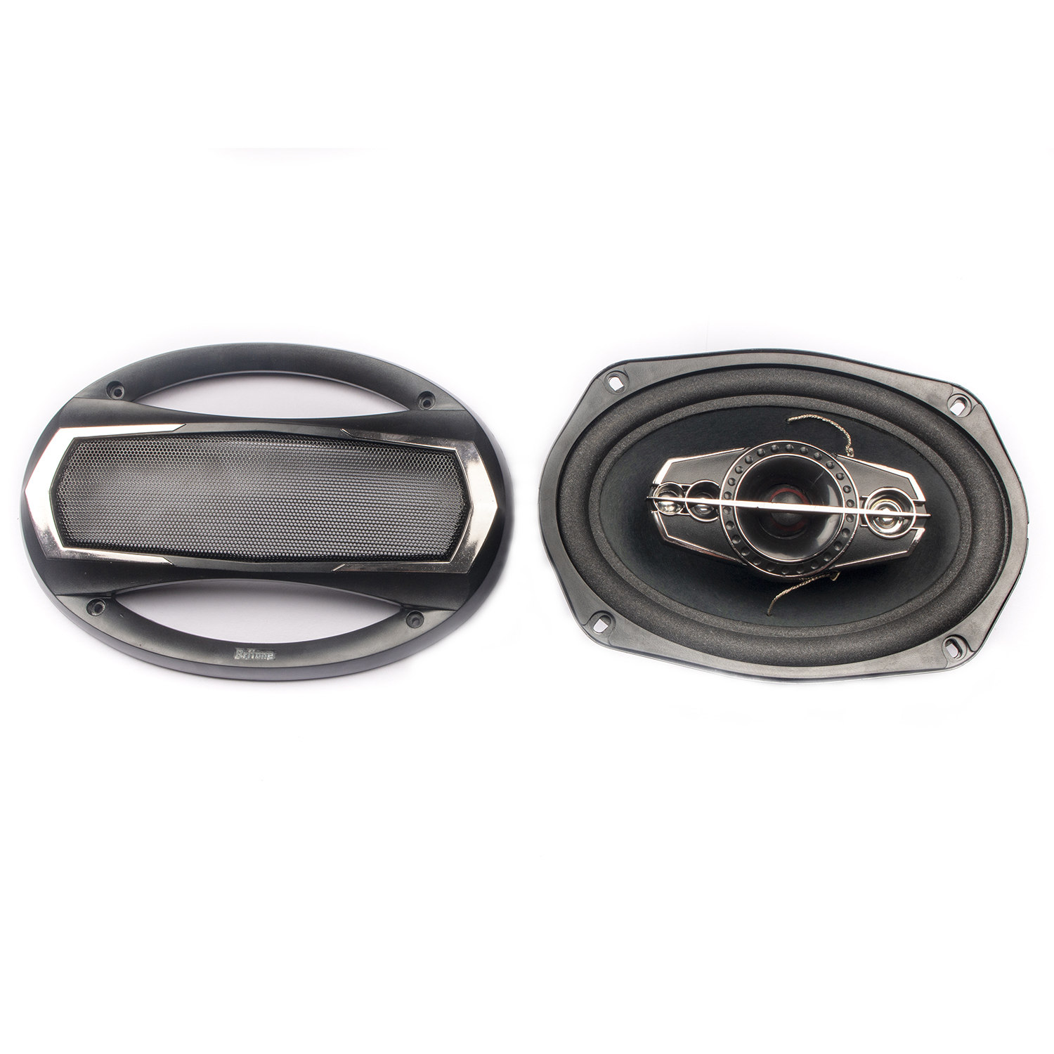 6x9 Inch Car Speaker 4 Ohms 100 Watts Rms Power 600 Watts Peak Power Cabinet Material: Iron Chassis