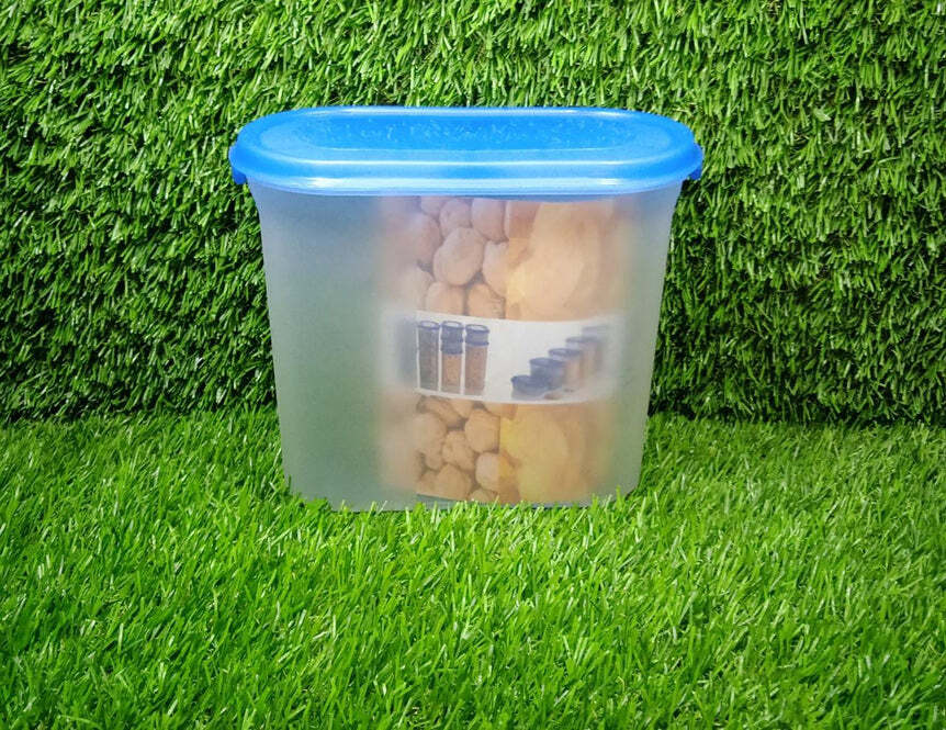 Plastic Storage Containers - Bpa-free Virgin Plastic, 19x9x16 Cm, White | Modular Design, Spill-proof Lids, Stackable, Microwave & Freezer Safe