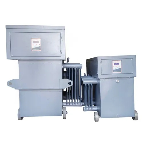 Three Phase Servo Controlled Voltage Stabilizer Efficiency: High