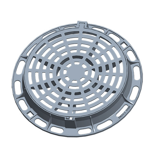 ग्रे सर्कल गैल्वनाइज्ड स्टील ग्रेट