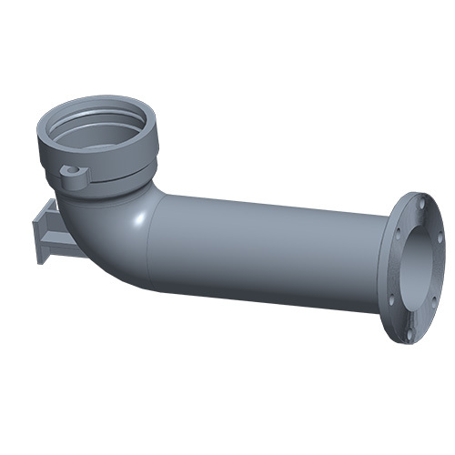 ग्रे सिंगल टी फिटिंग