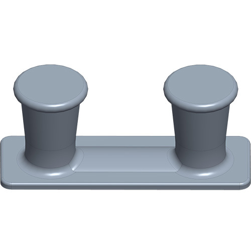 Marine Bollard - Ductile Iron, Grey | High Strength, Corrosion Resistant, 10-year Warranty, Easy Installation, Microprocessor-based Traffic Control