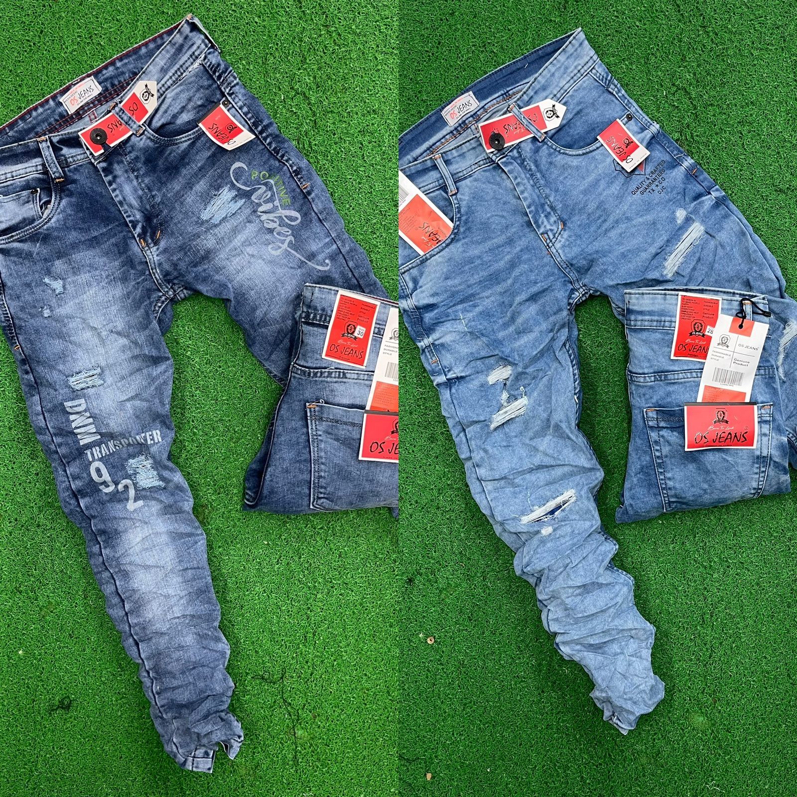 Jeans - Premium Cotton Blend, Classic Fit, Deep Indigo Color, Versatile Style For Everyday Wear