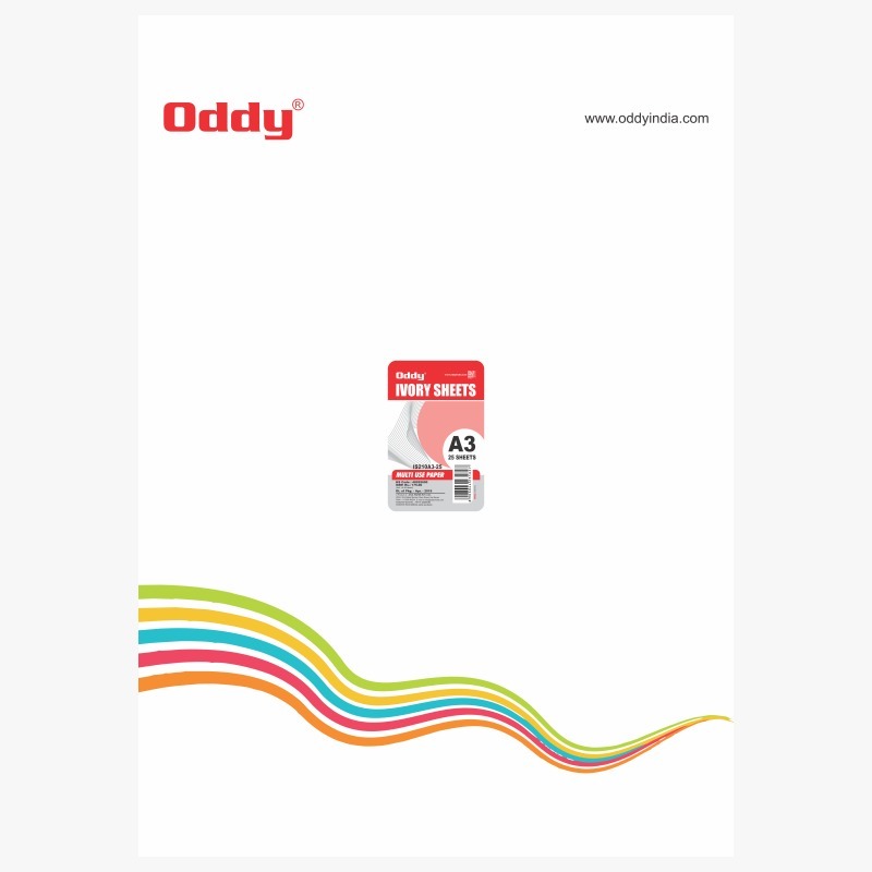 Ivory Sheets - Uncoated Paper, A4 & A3 Sizes | Smooth Surface, Ideal For Art & Craft, Acid Free, Archive Safe, Rectangular Shape