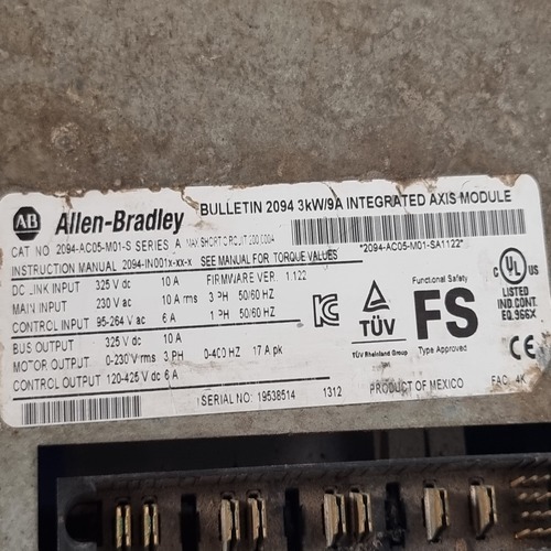 Allen-bradley 2094-ac05-m01-s Kinetix 6000 Servo Drive