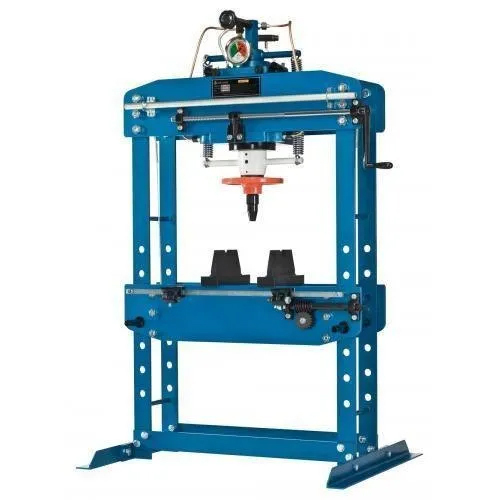 Hydraulic Manual Press Machine - Color: Blue