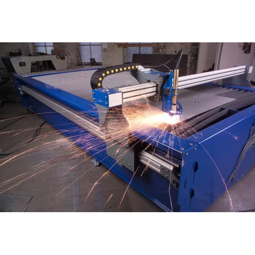 Cnc Plasma Cutting Machine - Stainless Steel, Electric Drive, Semi-automatic Operation | Air Cooling, Frequency Speed Control