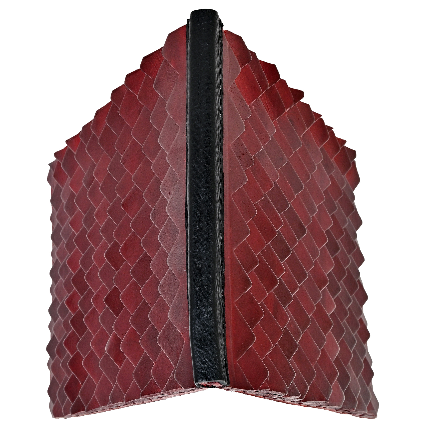 Triangle Shape Birdhouse - Leather, Vegan Leather, Synthetic Leather | Dimensions 16x20x29.5 Cm, Predator Proof, Handcrafted, Easy Installation