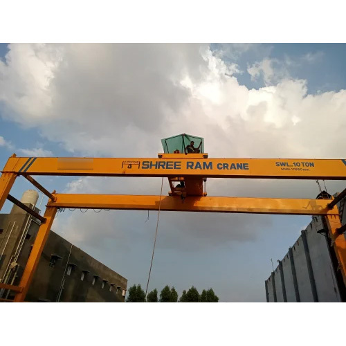 Yellow Heavy Duty Double Girder Eot Crane