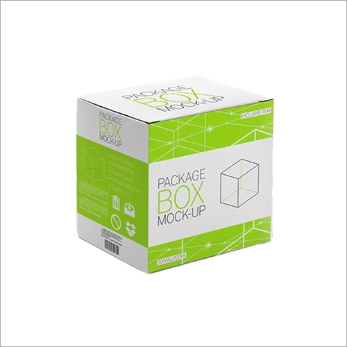 ग्रीन प्रिंटेड फोल्डिंग कार्टन