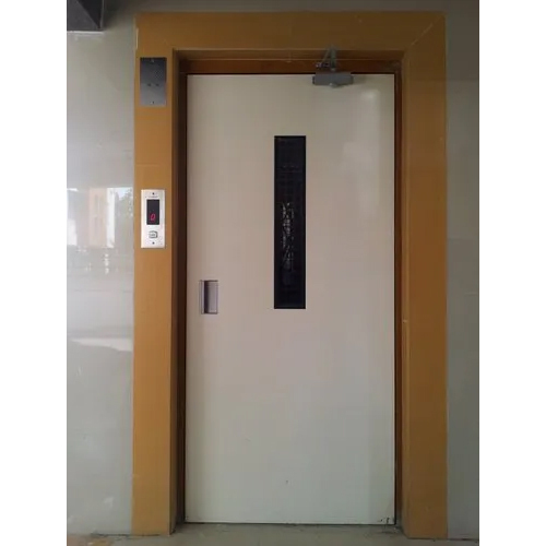 Swing Door Passenger Lift - Stainless Steel, Electric Power Supply | Safety Sensor, Remote Controller, Calling Box