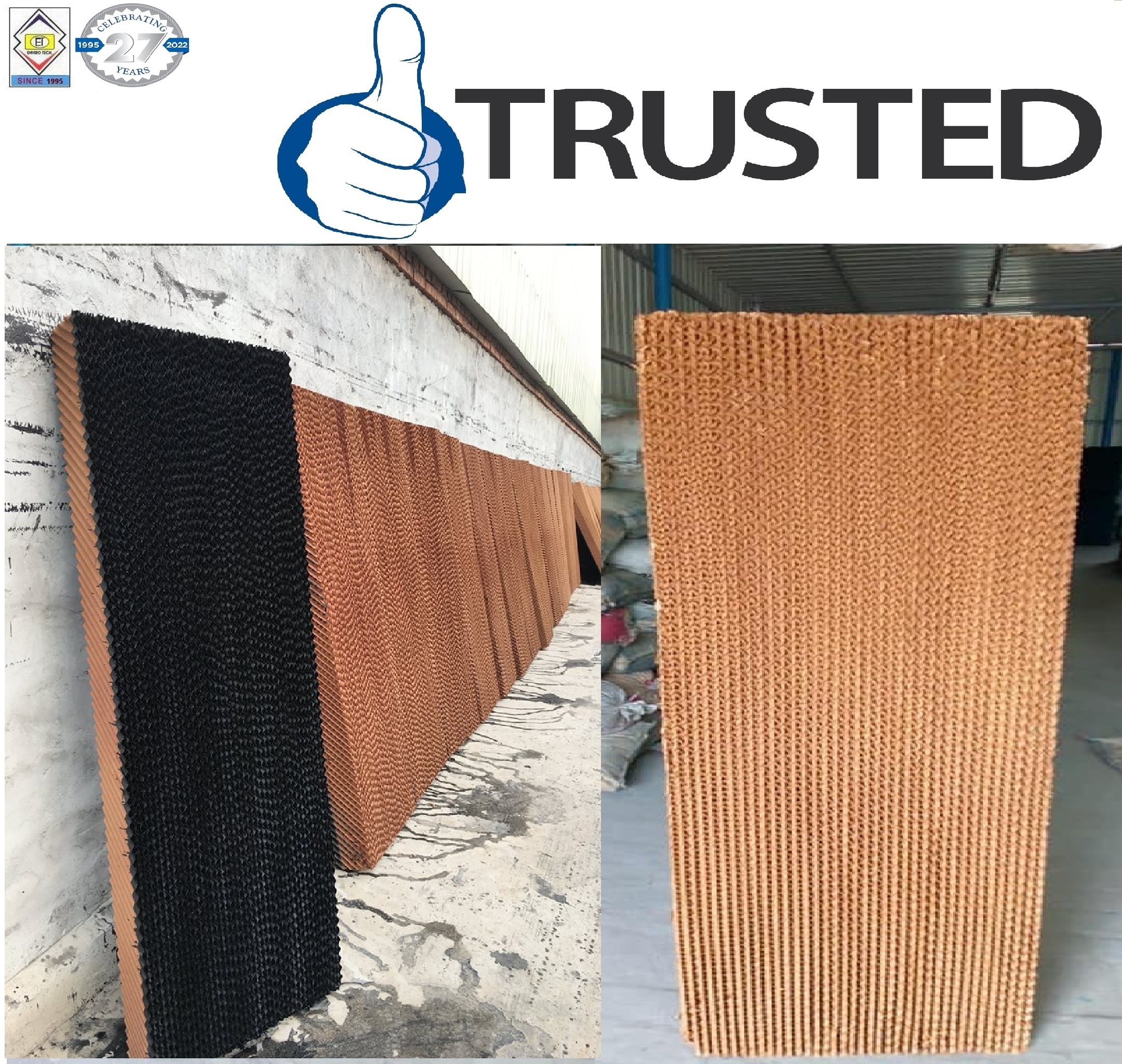 Brown And Green Brown Evaporative Cooling Pad Supplier In Meerut Uttar Pradesh