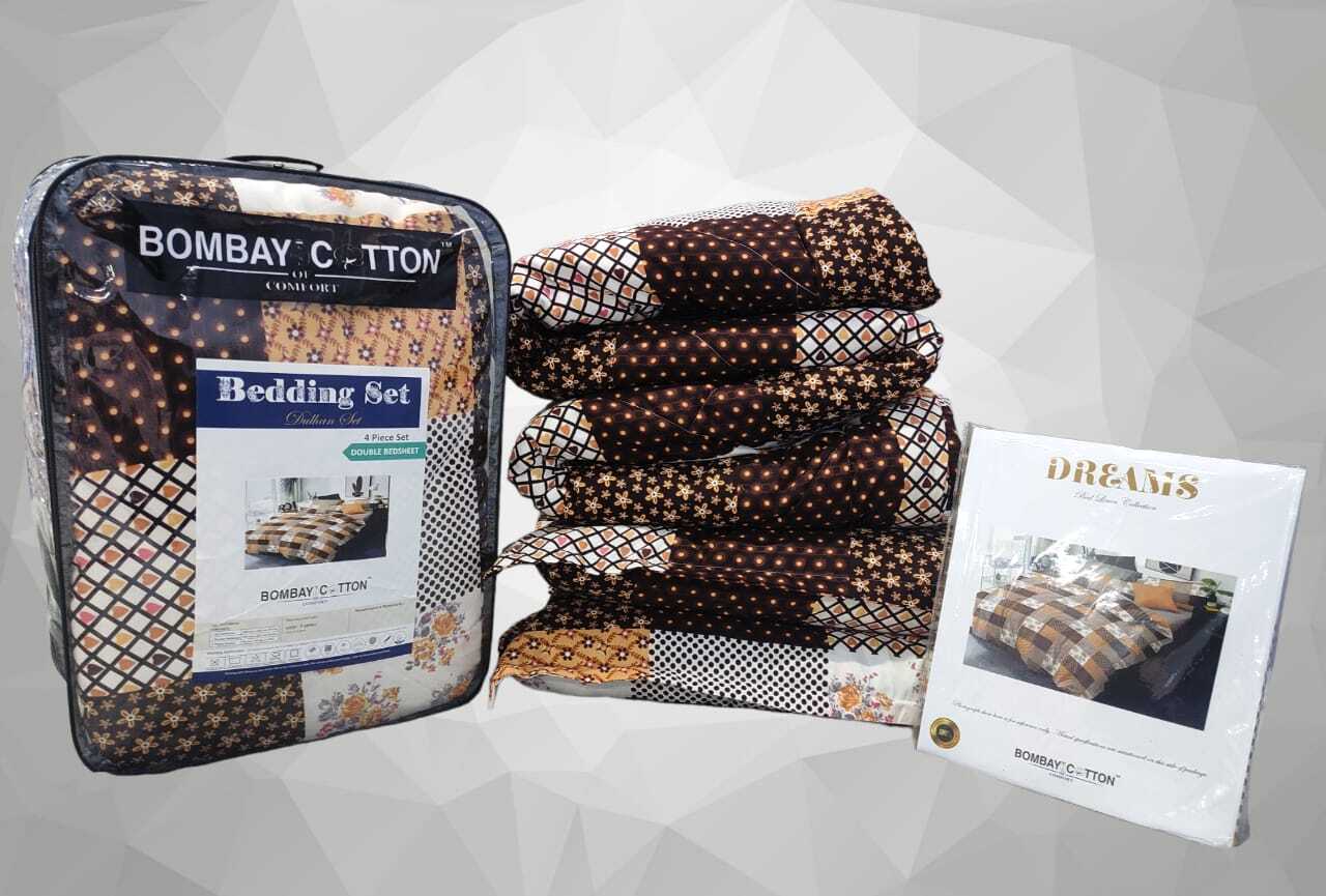 Washable 4 Pc Bedding Set Application: Home Furnishing